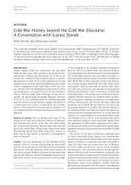 Maybe you would like to learn more about one of these? Pdf Cold War History Beyond The Cold War Discourse A Conversation With Lukasz Stanek