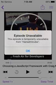Why Do These Podcast Episodes Say They Are Temporarily Unavailable Even Though They Look Like They Have Been Downloaded Ask Different