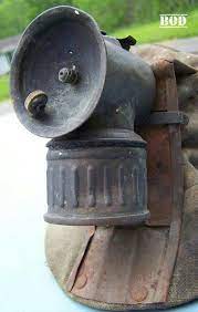 Old Mining Hat With Carbide Light Coal Miners Coal Mining Coal