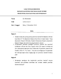 Check spelling or type a new query. Doc Uts Metodologi Penelitian Kualitatif Pascasarjana Uny Eli Meivawati Academia Edu