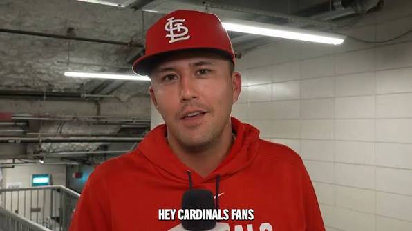 A message from Lars Nootbaar to Cardinals fans ❤️ | St. Louis Cardinals |  Facebook
