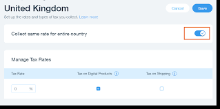 Setting Up Tax In Wix Stores Help Center Wix Com