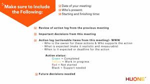 How To Write Excellent Meeting Minutes Huone International