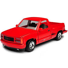 1992 gmc sierra gt red pickup truck 1 24 diecast model by motormax pickup trucks gmc trucks pickup truck accessories pinterest