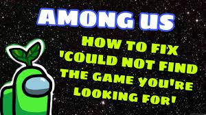 How To Fix Room Joining Error In Amongus Youtube