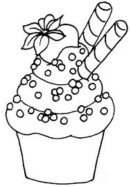 Free Easy To Print Cupcake Coloring Pages Cupcake Coloring Pages Coloring Pages Leaf Coloring Page