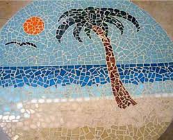 Beach Mosaic Tree Mosaic Mosaic Patterns Mosaic Art
