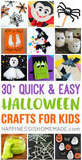 Maybe you would like to learn more about one of these? Quick Easy Halloween Crafts For Kids Happiness Is Homemade