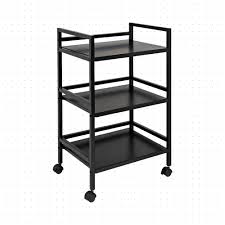 Sure, this best utility cart features a modern and stylish finish to complement most decors. Utility Cart With Wheels 3 Tier Kitchen Rolling Mini Bar Shelves Metal Modern Kitchen Dining Bar Boitaloc Home Garden