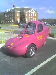 An Electric 3 Wheeled Car Electric Cars Futuristic Cars Three Wheeled Car
