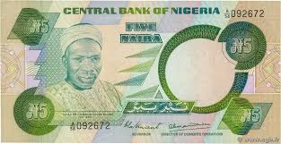 The fastest way to send money to nigeria is to make a transfer to a nigerian bank account with azimo. 5 Naira Nigeria 1979 P 20a B93 6926 Banknotes