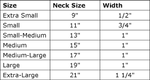 Dog Collar Sizes Chart Bedowntowndaytona Com