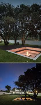 If done right, you can make a fire pit look more detailed it will make a good spot for a nice backyard picnic! This Large And Landscaped Backyard Has A Sunken Lounge And Firepit