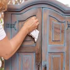 If you want to see more wood grain, continue to add water. How To Create A Color Wash Patina On Furniture Furniture Painting Techniques Diy Furniture Easy Creative Painted Furniture