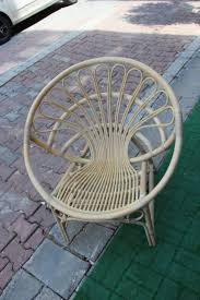 Cok Renkli Diger Bambu Dan El Yapimi Tres Papatya Koltuk Yeni Gibi Satici Motif Bambu Saucer Chairs Decor Chair