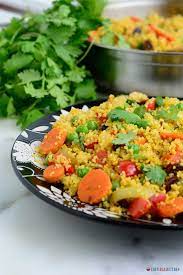 Easy And Delicious Vegetable Couscous Recipe Vegetable Couscous Vegetable Couscous Recipes Couscous Recipes