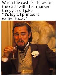 There's a scene in the movie where leonardo dicaprio's character points and now people on social media are using the image to make funny memes that point out funny and obvious things. Leonardo Dicaprio Calvin Candie Laughing Memes Comics And Memes