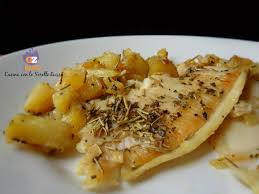 Il vero segreto di come cucinare un'astice. Filetti Di Platessa Aromatici Al Forno Con Patate