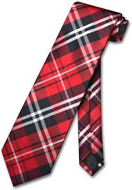 Casual and comfortable, the men's flannel shirt is made from 100% cotton for a breathable, lightweight style. Vesuvio Napoli Necktie Black Red White Plaid Design Men S Neck Tie At Amazon Men S Clothing Store