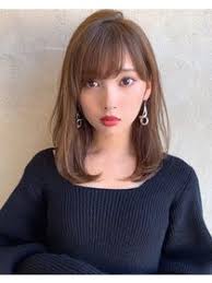 アフロート ルヴア 新宿 afloat ruvua 美容師 スタイリスト 山田 信夫 スタイルカタログ ホットペッパービューティー ミディアムロングのヘアスタイル ヘアスタイル ロング ヘアモデル