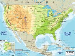 If you ever rent a car in the. Large Physical Map Of Usa