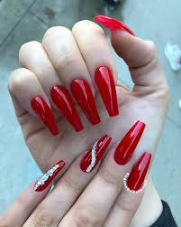 Check Out Imanityee Unas De Gel Unas Acrilicas Rojas