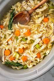 Easy Crockpot Chicken Noodle Soup Recipe How To Make Slow Cooker Chicken Noodle Soup