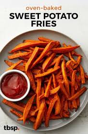 Oven Baked Sweet Potato Fries Recipe Sweet Potato Fries Baked Fried Potatoes Sweet Potato Fries
