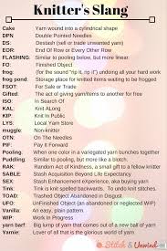Definition of knit in the idioms dictionary. Knitter S Slang Knitting Terms You Need To Know Stitch And Unwind