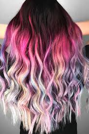 50 Fabulous Rainbow Hair Color Ideas Lovehairstyles Com Rainbow Hair Color Hair Color Pink Rainbow Hair