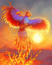 A phoenix in greek mythology was a bird that could live for a long time and could also be regenerated or reborn from the ashes of its predecessor. Phoenix Bird Fantasy Paint By Numbers Numpaint Paint By Numbers
