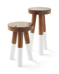 The thousand uses of a stool. Dip Dyed Stools Serena Lily