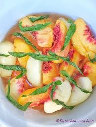Soupe De Peches A La Verveine Avec Images Recettes De Cuisine Recette Peche Soupe De Fruits