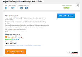 Markets seemed to only go up. Just Saw This Job Posting Looking For A Crypto Forum Shill One Of Many I Ve Seen Stay Frosty People Cryptocurrency