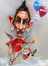 Di Maria Caricaturas Benfica Campeao Sport Lisboa E Benfica