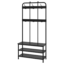 Pinnig Cabide C Banco Arrumacao P Sapatos Preto Ikea Bench With Shoe Storage Shoe Storage Bench Ikea Ikea Shoe Rack
