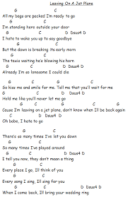 Leaving On A Jet Plane Guitar Chords Guitar Songs Guitar Chords And Lyrics