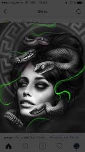 Snakey Medusa Tattoo Medusa Tattoo Design Medusa Art