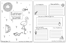 The coloring page usually shows through without a problem. Summer Journal Coloring Pages For Kids Free Printable Pdf