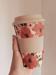 Read on to discover the best reusable travel cups. Floral Cafe Yo Cups Best Eco Bamboo Reusable Cups By Mimi August Zero Waste For Coffee Lovers Coffee To Go Reusable Cups Coffee Cup Design