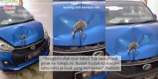 Menjahit , mengait & kesenian pertukangan tangan Video Owner Bebel Budak Main Sampai Kemek Kereta Sempat Lekat Gambar Hulk Kisah Dunia