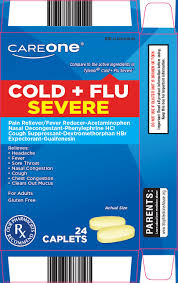 Careone Cold Plus Flu Severe Tablet Film Coated American