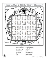 White is a fun book to use in class. Word Search Vocabulary Words For Charlotte S Web Woo Jr Kids Activities