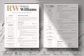 Sometimes, that becomes even more imp. 3 Page Resume Template Cover Letter References By Hiredds Thehungryjpeg Com