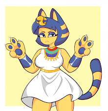 Thicc Ankha by SaltyBot -- Fur Affinity [dot] net