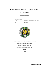 Jurnal pakaian tradisional melayu pdf. Top Pdf Pakaian Adat Melayu Deli Semiotik Dan Fungsi