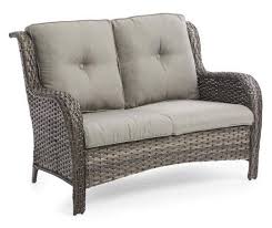 Pin By Tina Sparkle On Outdoor Furniture In 2020 Patio Loveseat Grey Cushions Love Seat