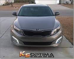 2014 2015 Kia Optima Daytime Running Lights W Optional Turn Signal Leds 2015 Kia Optima Kia Optima Kia
