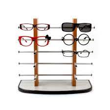 amazon co jp glassshell メガネディスプレイスタンドb型 木目調 10本収納 home kitchen インテリア 収納 収納 ディスプレイスタンド