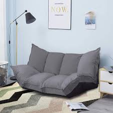 Shop wayfair for the best folding sofa. Lazy Sofa Futons Sets Folding Sofa Bed Adjustable Sofa Tv Floor Couch Dark Grey Walmart Com Walmart Com
